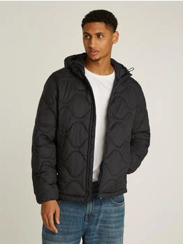 Tommy Hilfiger Steppjacke Kapuze schwarz