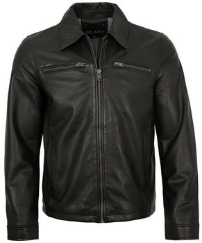Jilani Lederjacke Leon schwarz