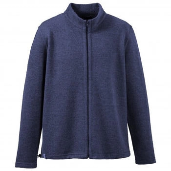 Mufflon Jon Wolljacke blau nightblue