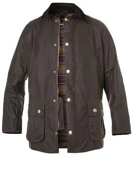 Barbour Jacken Umlegekragen baumwolle gr&uuml;n