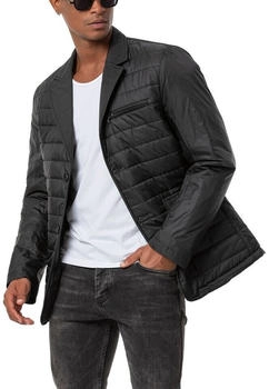 Redbridge Steppjacke Eleganter Blazer-Stil Leichte Übergangsjacke schwarz