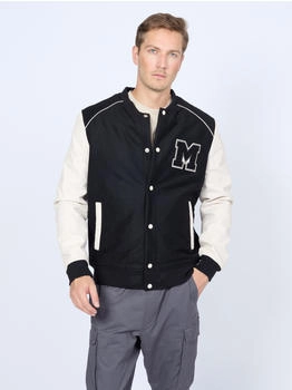 MUSTANG Lederjacke '31022263' schwarz ecru