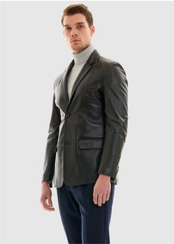 Pierre Cardin Lederjacke hoher Tragekomfort dunkelbraun
