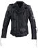 Trueprodigy Lederjacke Dwayne Nieten Print und Waschung