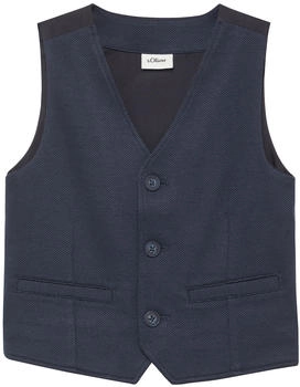 s.Oliver Festliche Weste mit Rückenteil aus Taft blau 2161563.5952.