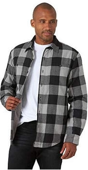 Wrangler Authentics Hemd-Jacke Sherpa-Futter grau büffel