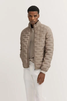 Bugatti Blouson ohne Kapuze Steppoptik beige