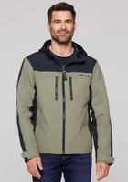 CAMP DAVID Outdoorjacke mit Kapuze mit Logostickereien
