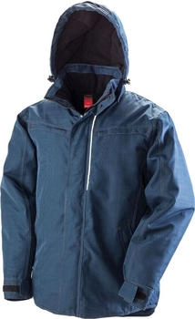 Result Arbeitsjacke Denim Texture Rugged wasserdicht navy