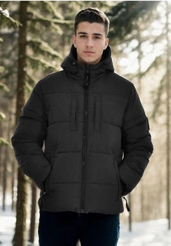Alessandro Salvarini Winterjacke innen Teddyfell schwarz