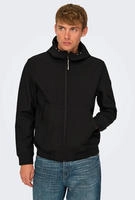 ONLY & SONS Softshelljacke "ONSBOWIE SOFTSHELL BOMBER NOOS" mit Kapuze