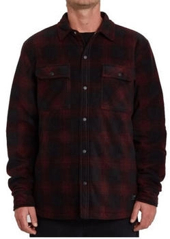 Volcom Bowered Fleece Ls Langarm-Hemd hafen