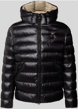 Blauer USA Steppjacke 'ADAMS' schwarz