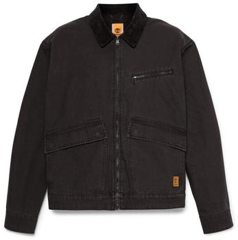 Timberland Strafford Jacke aus gewaschenem Canvas schwarz