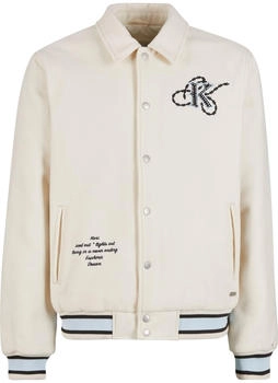 Karl Kani Kani Snow Tiger College Jacke offwhite hellblau