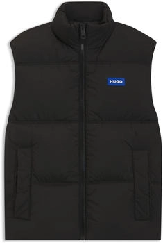 HUGO Wasserabweisende Weste mit blauem Logo-Aufn&auml;her - Style Bodolino2541 50546648 Schwarz