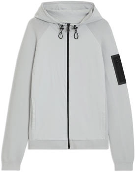 Hugo Boss Hybrid-Jacke aus komfortablem Stretch-Strick - Style K_Urban Commuter HY 50541956 Hellgrau
