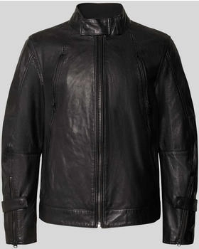 G-Star Bikerjacke Stehkragen schwarz
