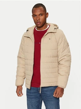 Tommy Hilfiger Mix Quilt Jacke Kapuze sandalwood
