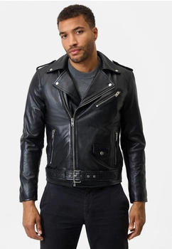 Ricano Edle Lammleder-Bikerjacke