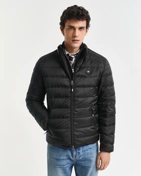 GANT Light Down Jacket 2-Wege-Reißverschluss schwarz