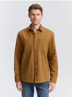 Tom Tailor 1047332_25985, TOM TAILOR Herren Overshirt mit Brusttaschen, braun, Uni,
