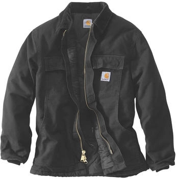 Carhartt Loose Fit Firm Duck Insulated Traditional Mantel schwarz black