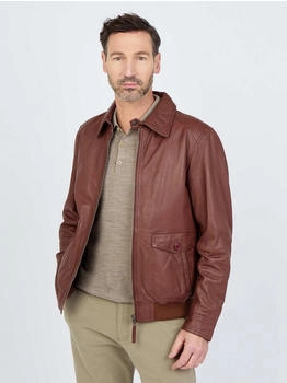JCC Bikerjacke 'Samuel' braun rostbraun