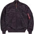 Alpha Industries Bomberjacke MA-1 VF Long plum