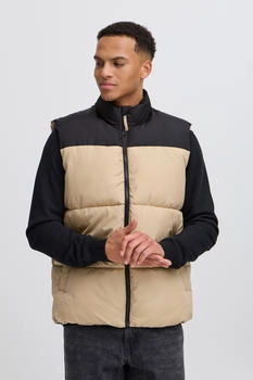 Blend Outdoorjacke 'BHELWIN colorblock vest' schwarz