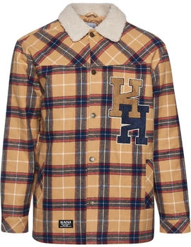 Karl Kani KU234-006-1 Woven Retro Heavy Flannel Übergangsjacke beige