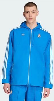Adidas Real Madrid Terrace Icons Parka Blue Bird / White (JN3063)