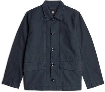 G-Star 4 Pocket Overshirt Dunkelblau salute D26815-D752-D418