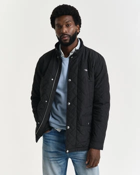 GANT Steppjacke Stehkragen black