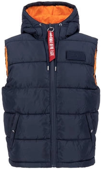 Alpha Industries Hooded Puffer Vest (118110) rep.blue