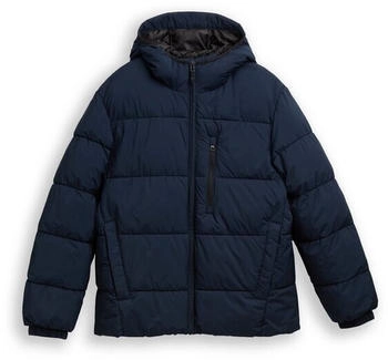 Tom Tailor Denim Steppjacke Kapuze blau dunkel
