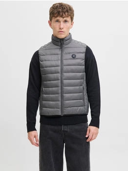 Jack & Jones Weste 'JJEBradley' grau