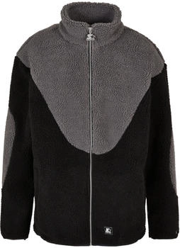 Starter Starter Sherpa Fleece Jacket schwarz asphalt