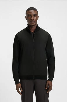 Hugo Boss Thermoregulating hybrid Jacke Rei&szlig;verschlusstasche am &Auml;rmel 'K Momentum-X HY' 50541951 schwarz