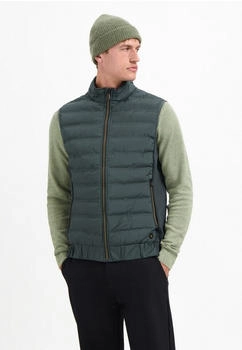 No Excess Outdoorjacke Bodywarmer Padded Sealed Mix With Knit dark steel