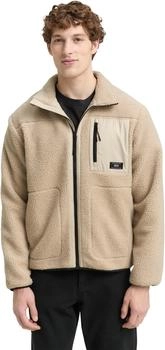 Tom Tailor Denim Teddyjacke Stehkragen cashew beige