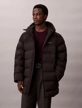 Calvin Klein Steppmantel LS BONDED CHNNLD LONG HOODED PUF