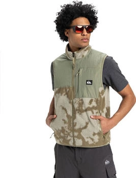Quiksilver Clean Coast Gilet Tye Dye Aloe Fleeceweste