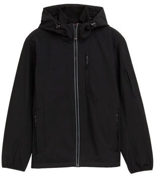 Tom Tailor Softshelljacke Kapuze schwarz