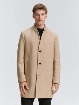 Tom Tailor Denim Wolljacke Stehkragen beige off-white