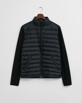 GANT Steppjacke 'MIXED MEDIA' schwarz