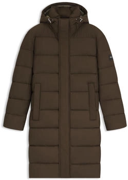 Hugo Boss Wasserabweisender Steppmantel mit Kapuze Style H-Cenuto 50540474 Dunkelbraun