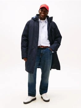 Tommy Hilfiger Tech Padded Parka Kapuze blau