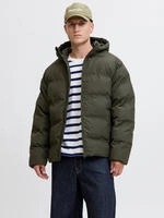 Jack & Jones Steppjacke "JJESOHO PUFFER HOOD SN" mit Kapuze