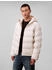Calvin Klein LS NYLON MONOGRAM PUFFER JKT chalk